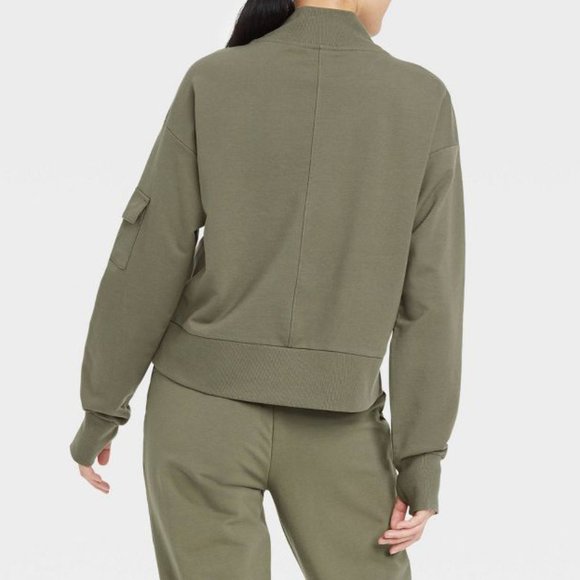 Women's French Terry Butter Wash Sweatshirt (S) (XL) - Picture 2 of 5